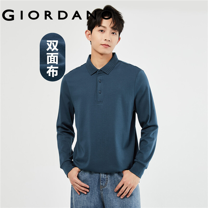 Giordano long hotsell sleeve polo