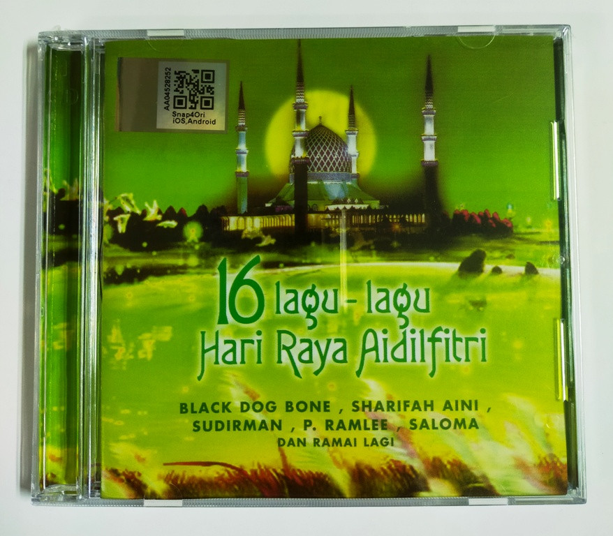 Hari Raya Album 16 Lagu-Lagu Hari Raya Aidilfitri CD Black Dog