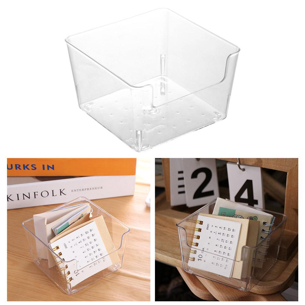 Chic Acrylic Note Holder Transparent Waterproof Clear Note Box ...