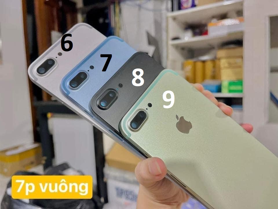 Vỏ viền cạnh vuông dành cho điện thoại 7plus