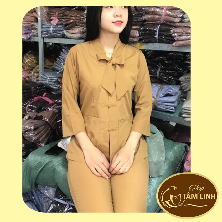 Đồ lam đi chùa - Mẫu La Hán Nơ