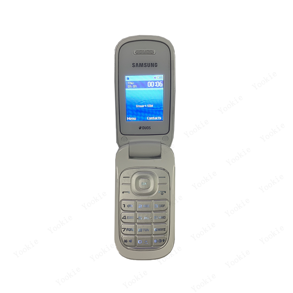 Samsung E1272 Flip Phone Original GSM Flip Mobile Phone Dual Card ...