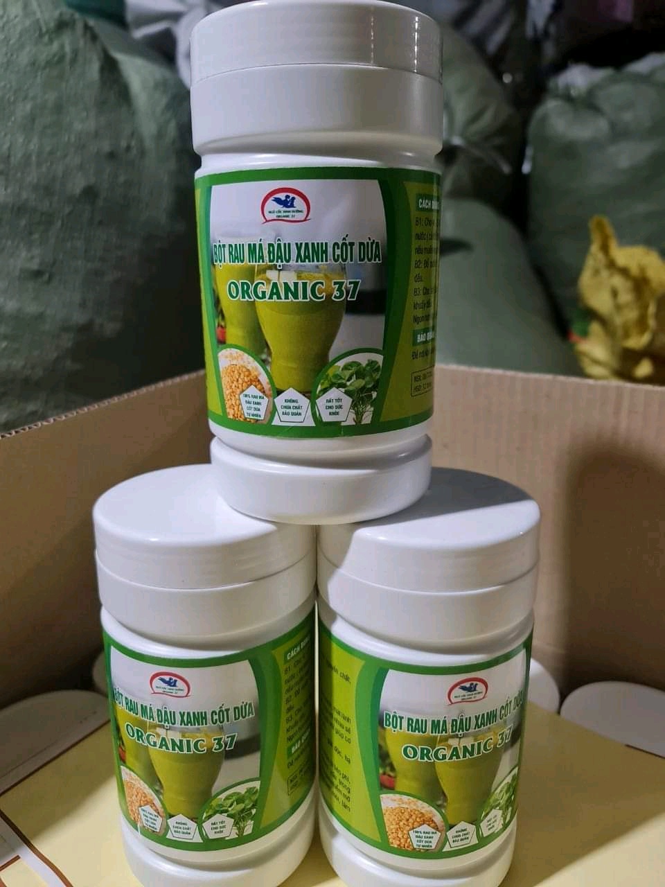 bột rau má đậu xanh cốt dừa 37
