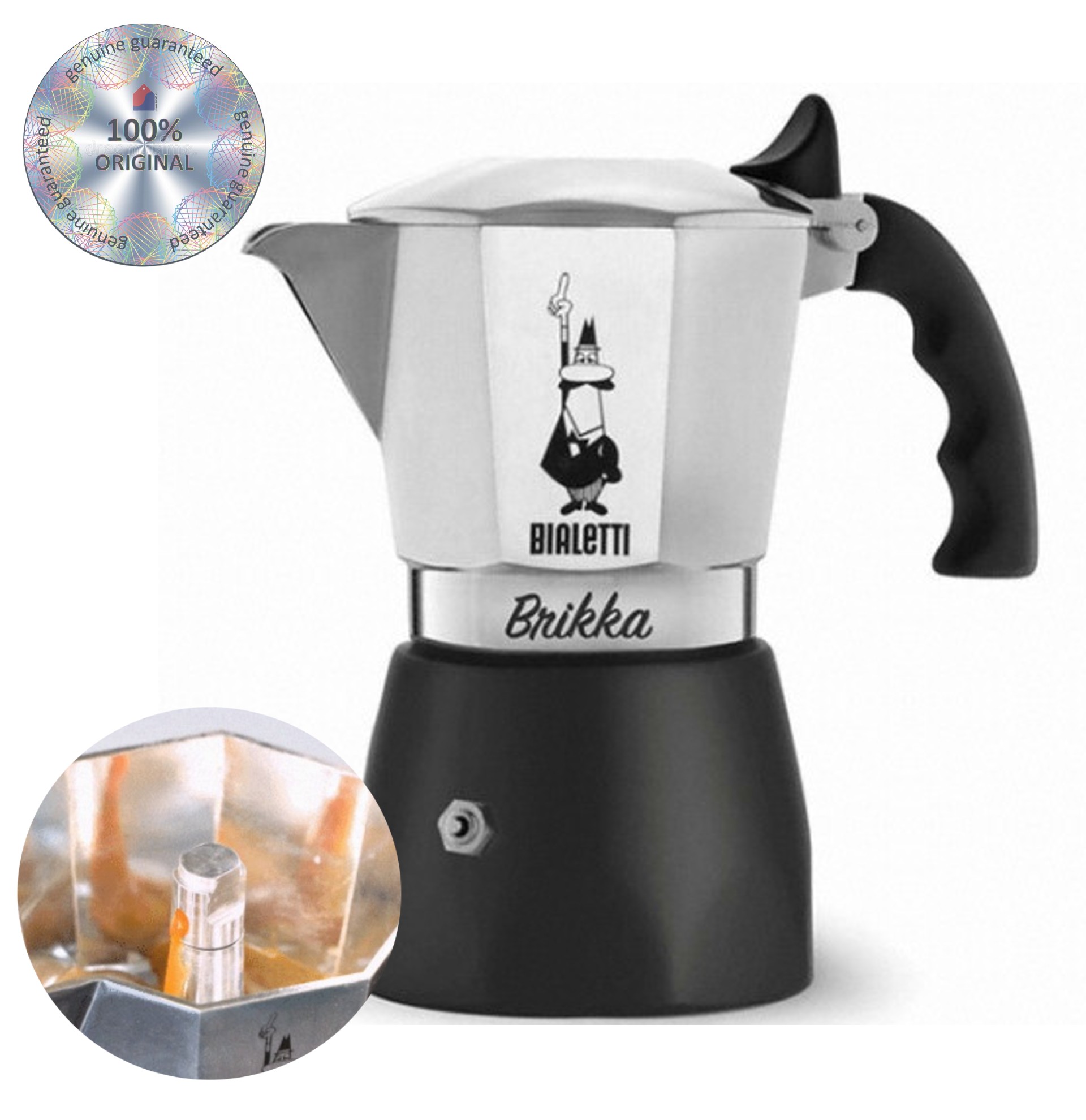 Bialetti 06835 Brikka Stovetop Espresso Maker, 4Cup Lazada PH