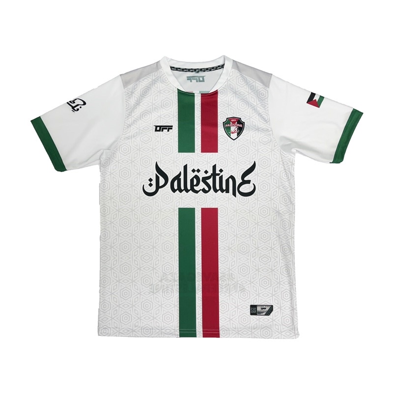 Palestine jersey sublimation offense white jersi soccer football futsal full sublimation soft short sleeve t shirts