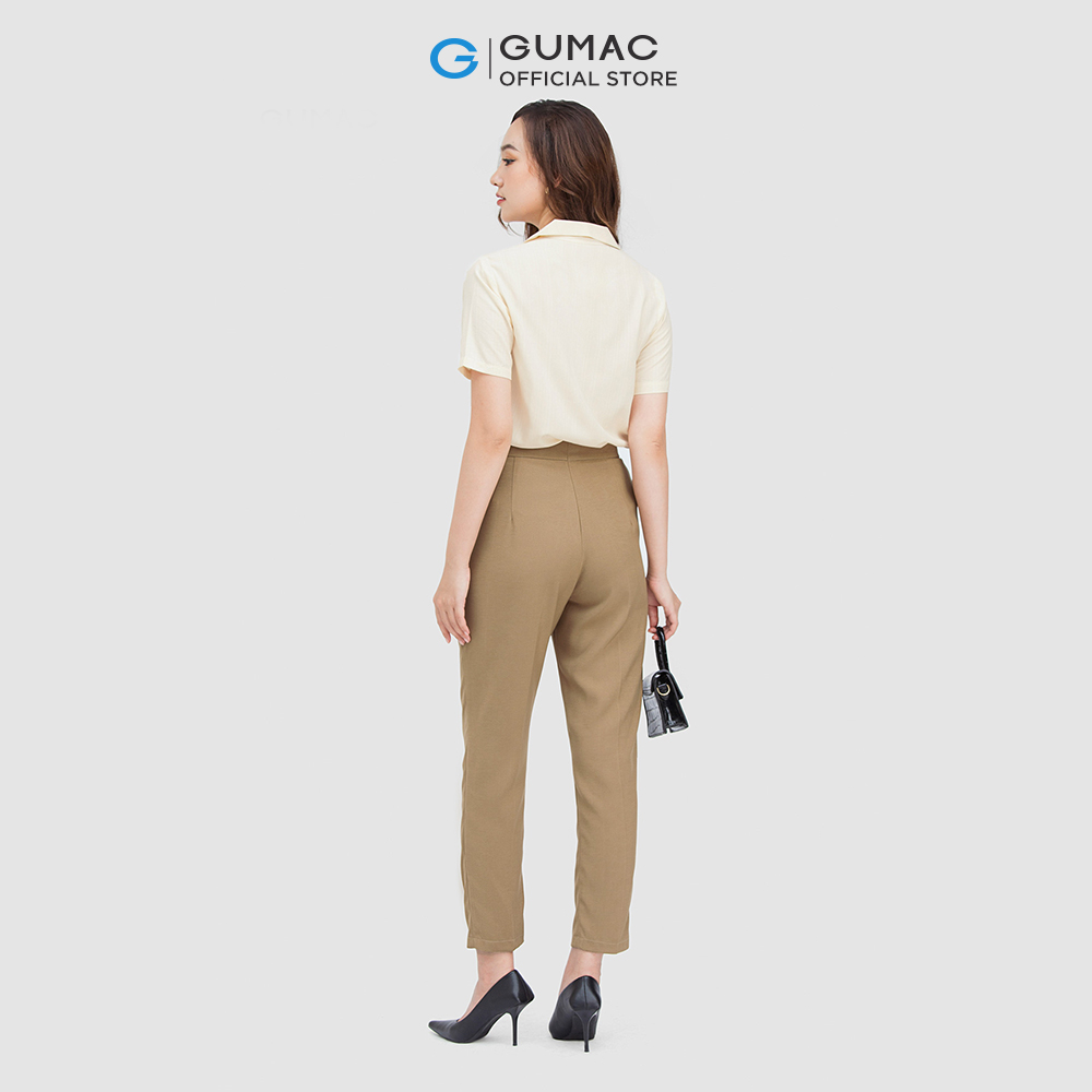 Quần tây nữ GUMAC QC05041 ống đứng