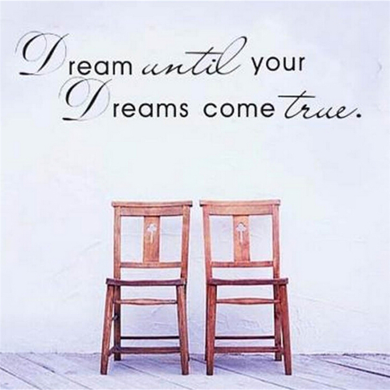 Dream%20Until%20Your%20Dreams%20Come%20True%20Quote%20Vinyl%20Wall%20Sticker%20Decals%20Home%20Decor%20Huiye%20-%20Image%205