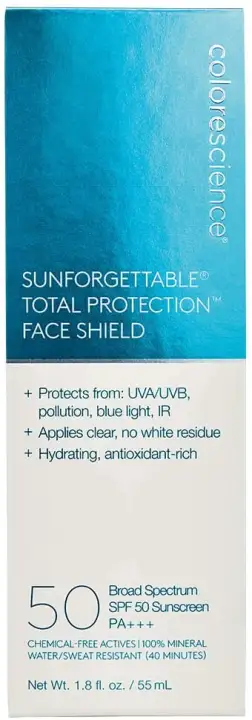 colorescience sunforgettable total protection face shield spf 50
