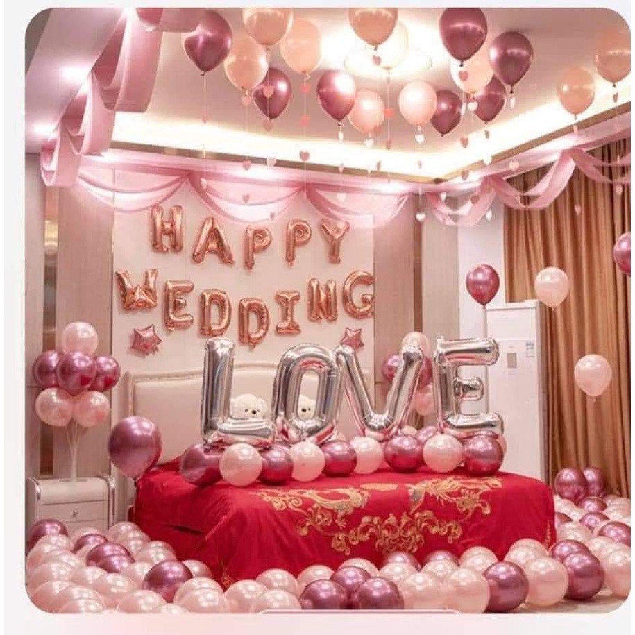 Set Bóng Trang Trí Phòng Cưới HT21- quanghuydecor
