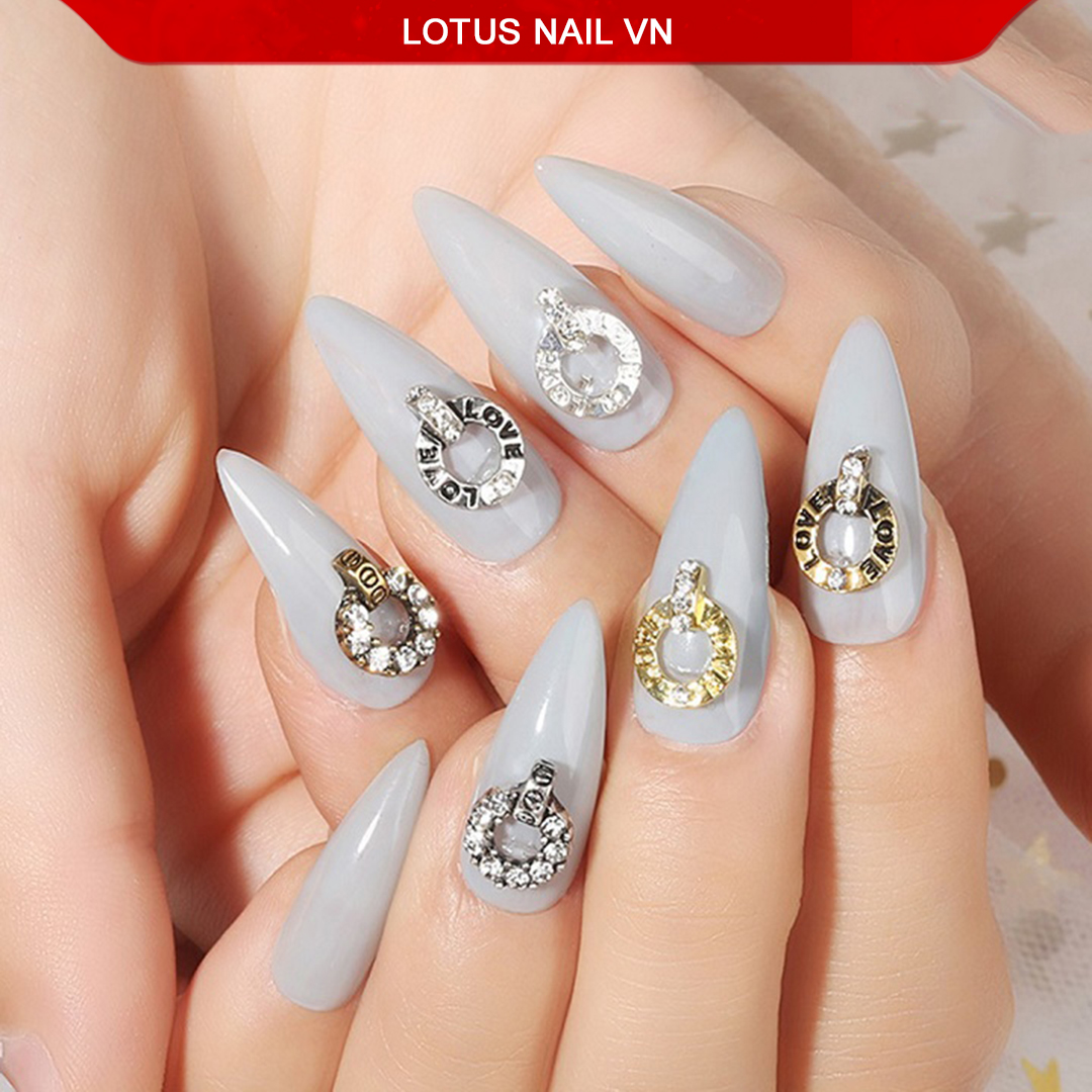 Charm nail, charm đá gắn móng hàng cao cấp bảng 4