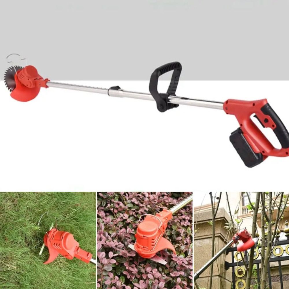 String Trimmer Height Manual Option Lithium Battery Electric String Trimmer Adjustable Height ...