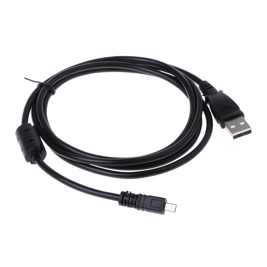 Camera usb data cable uc-e6 cord 1.5m for nikon sanyo pentax with magnetic ring