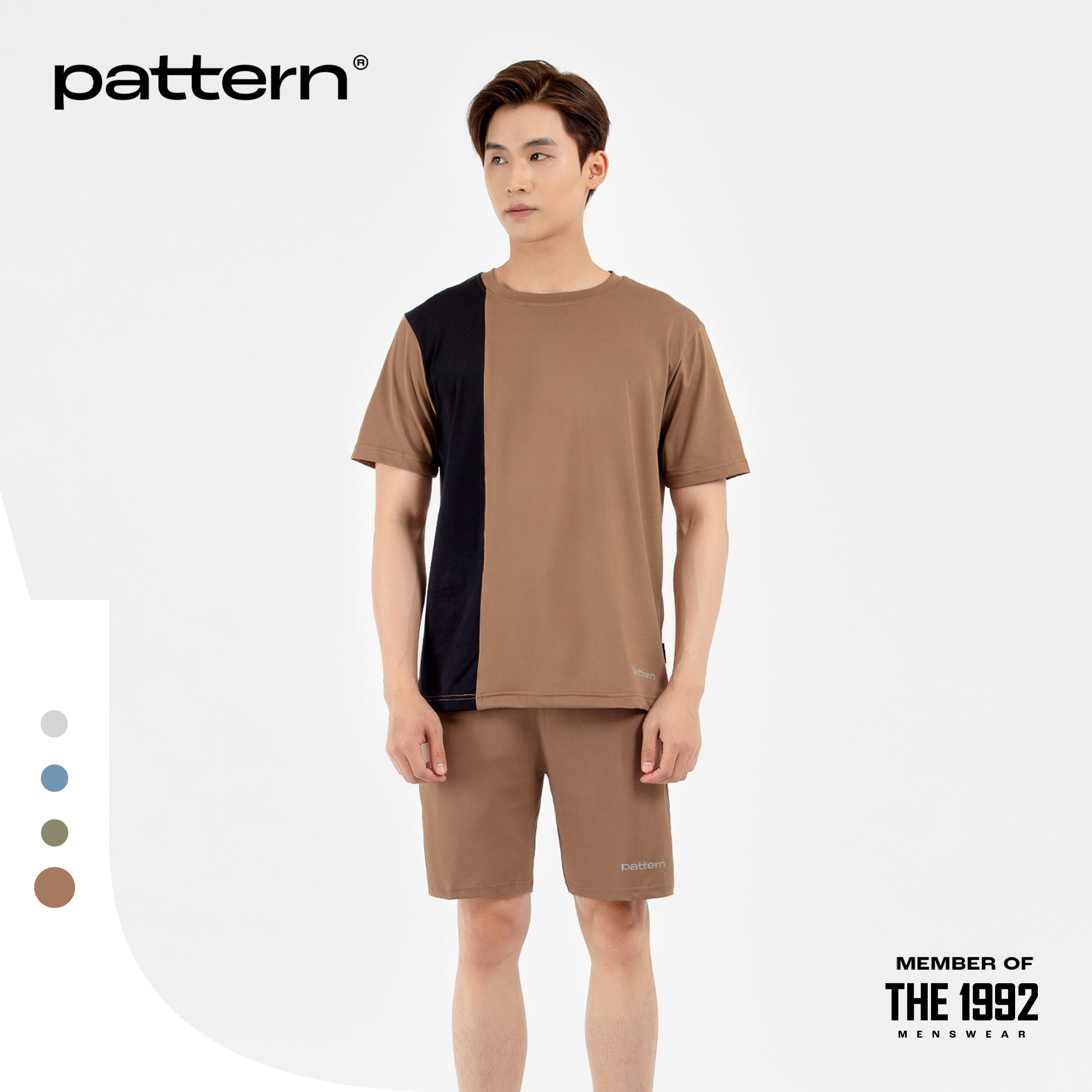 Bộ quần áo nam PATTERN THE 1992 cao cấp phối sọc dọc