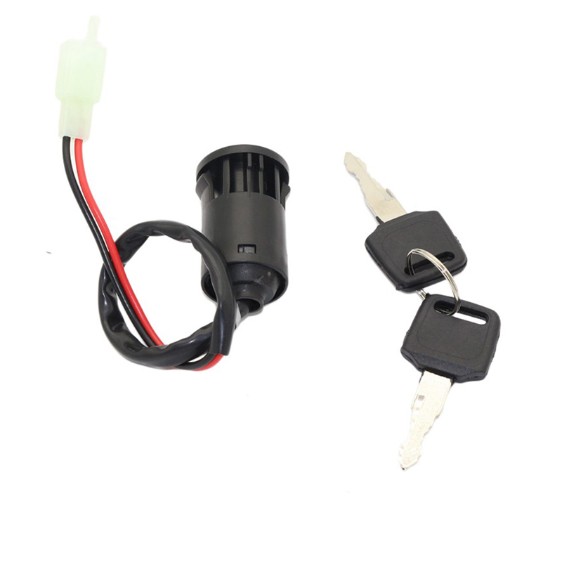 ATV Ignition Key Switch Universal 2 Wires Ignition Keys Start Switch ...