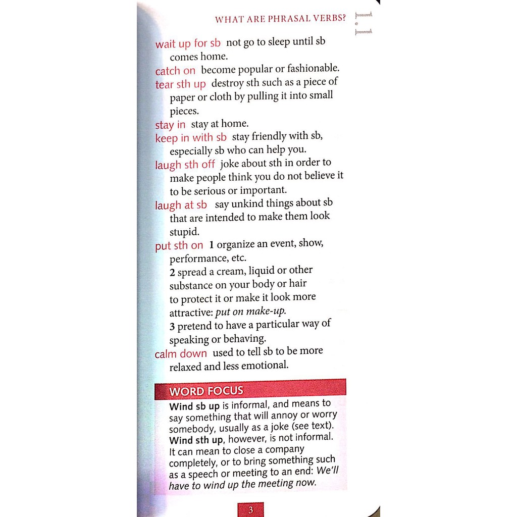 Oxford Learner’s Pocket Phrasal Verbs And Idioms