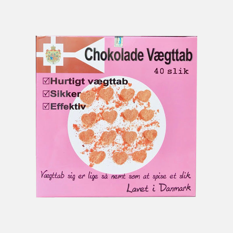 Kẹo giảm cân Đan Mạch Chokolade Vaegttab