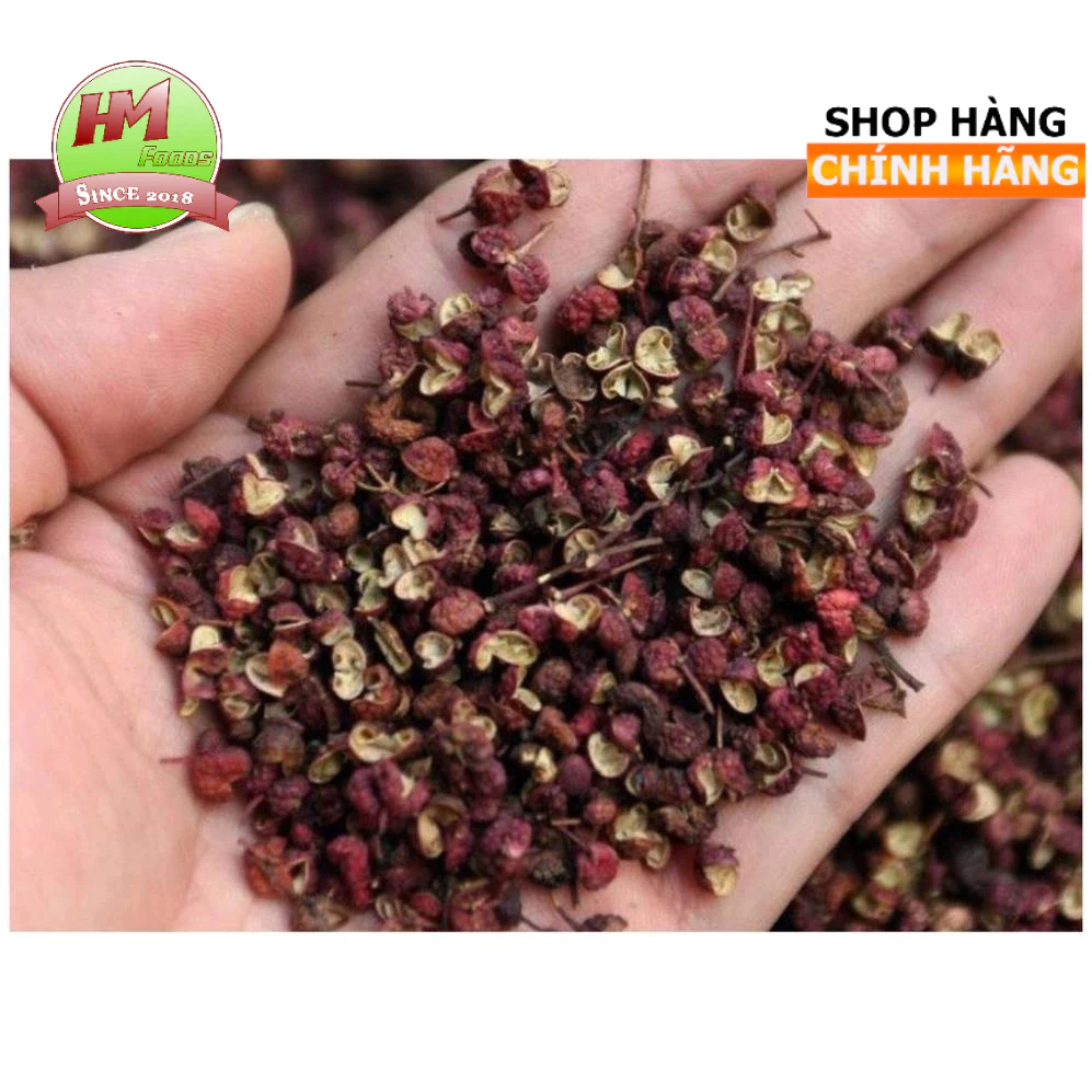 Hoa Xuyên Tiêu - 100gr - (Xuyên Tiêu Đỏ, Khô, Cay, Thơm)