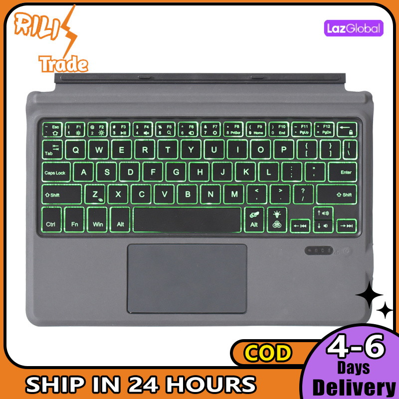 Backlit Wireless Bluetooth-compatible Keyboard Magnetic Keyboard Compatible For Microsoft Surface Go1/2/3