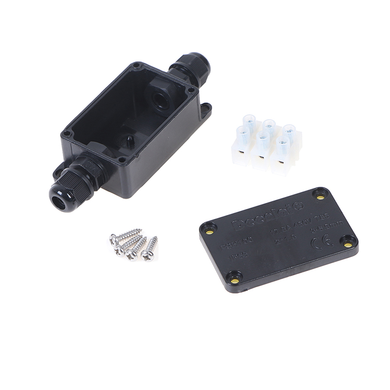 2Way IP66 Outdoor Waterproof Cable Connector Junction Box With Terminal 450V. 