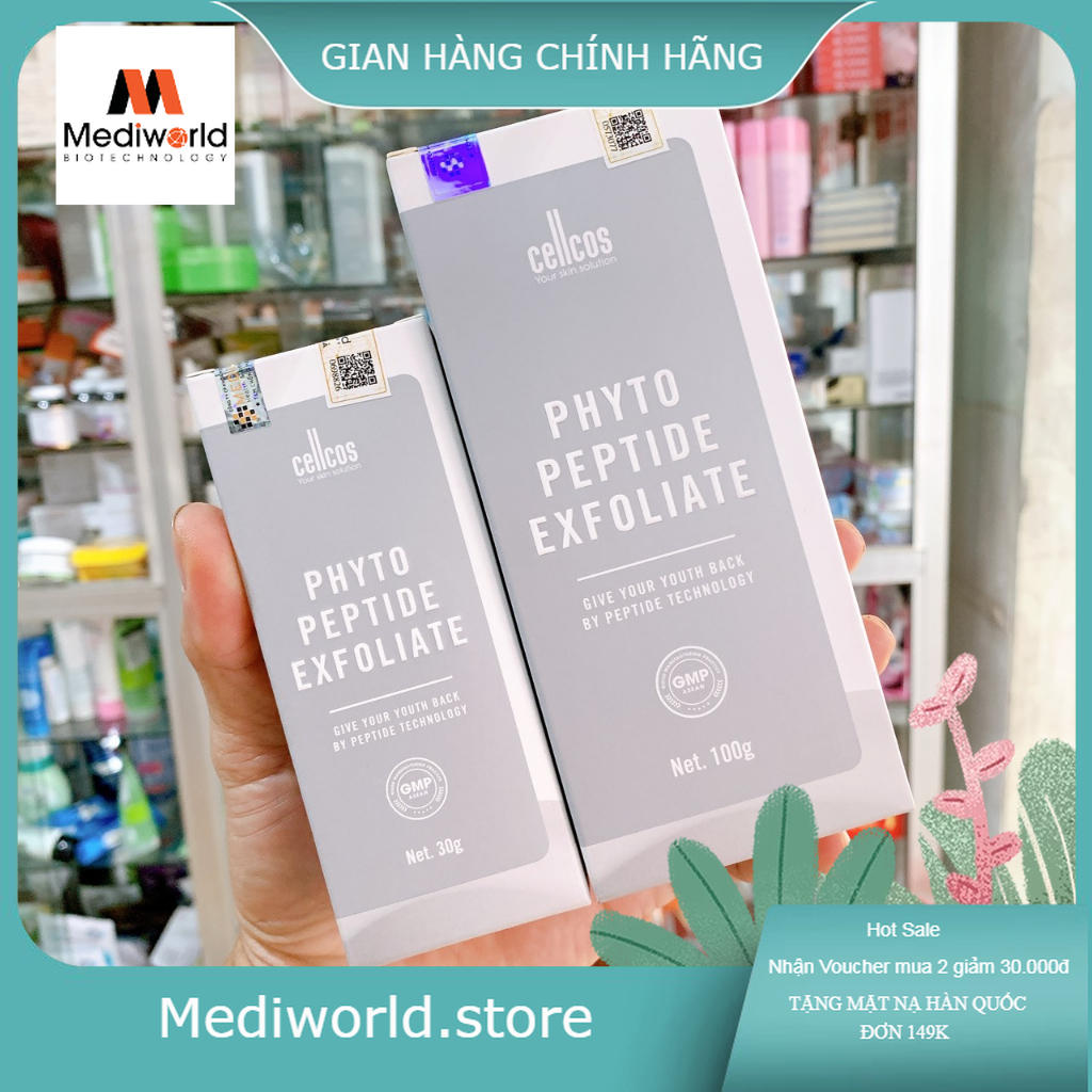 Tẩy tế bào phyto peptide exfoliate mediworld 100g