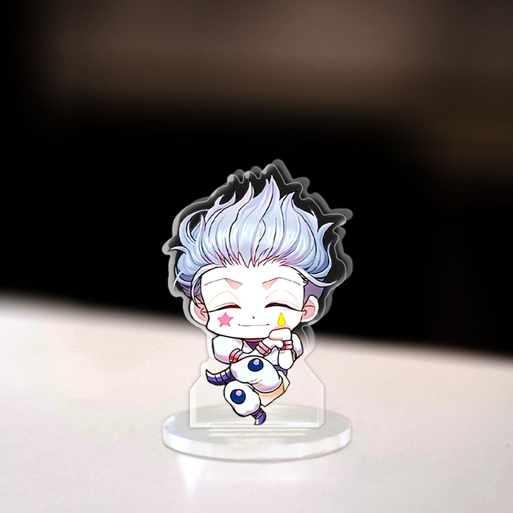 Mô hình Mini Hunter X Hunter Standee Killua Zoldyck Gon Freecss Anime Manga Chibi trang trí góc học tập cao 3cm