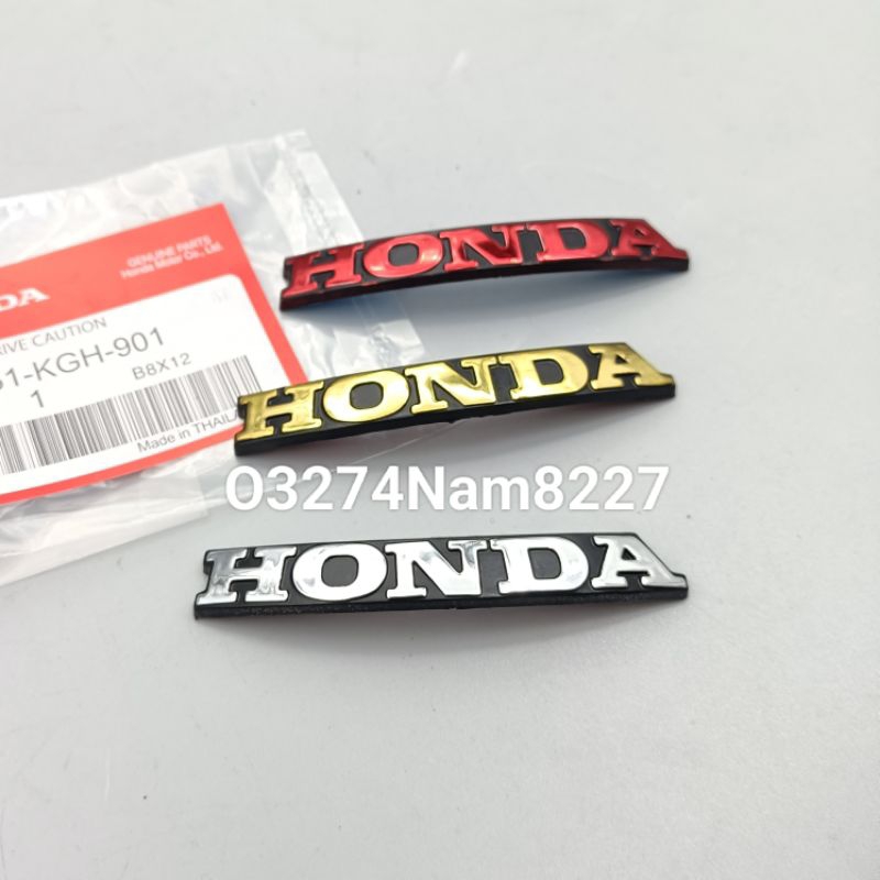 Tem logo mặt nạ xe future 2, mập, led, wave 125i.... zin honda