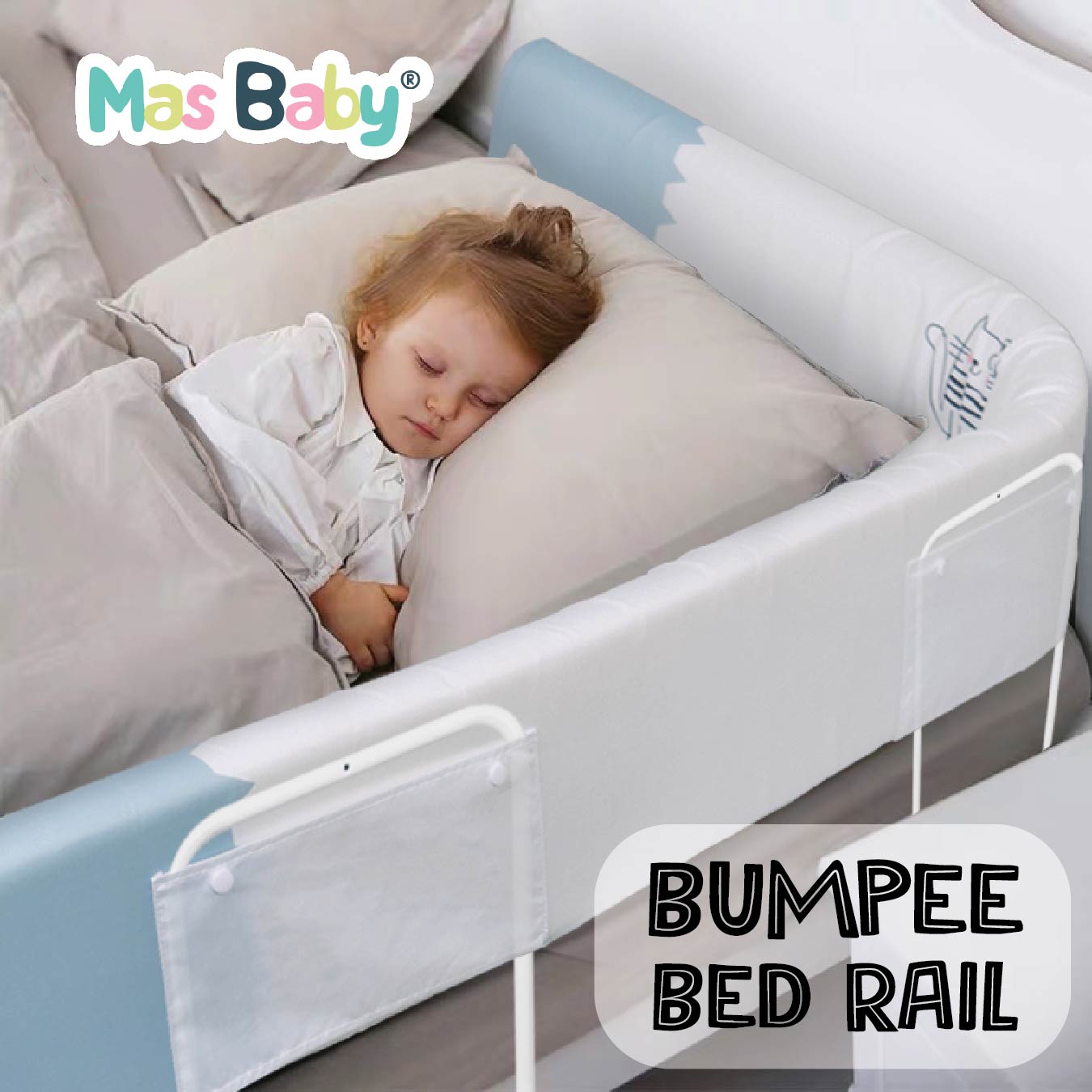 Zwerver dood gaan Groene achtergrond Free Shipping Mas Baby BUMPEE Bed Rail Soft Form Baby Bed Fence Anti-fall  Guard Gate For Babies Kids Safety | Lazada Singapore