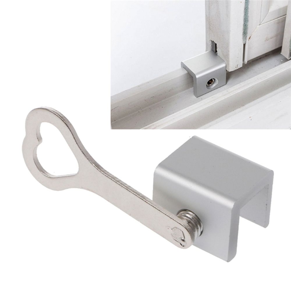 HISTO Silver With Keys Children Safety Stop Padlock Window Locks Security Lock Door Lock Window Restrictor Locks