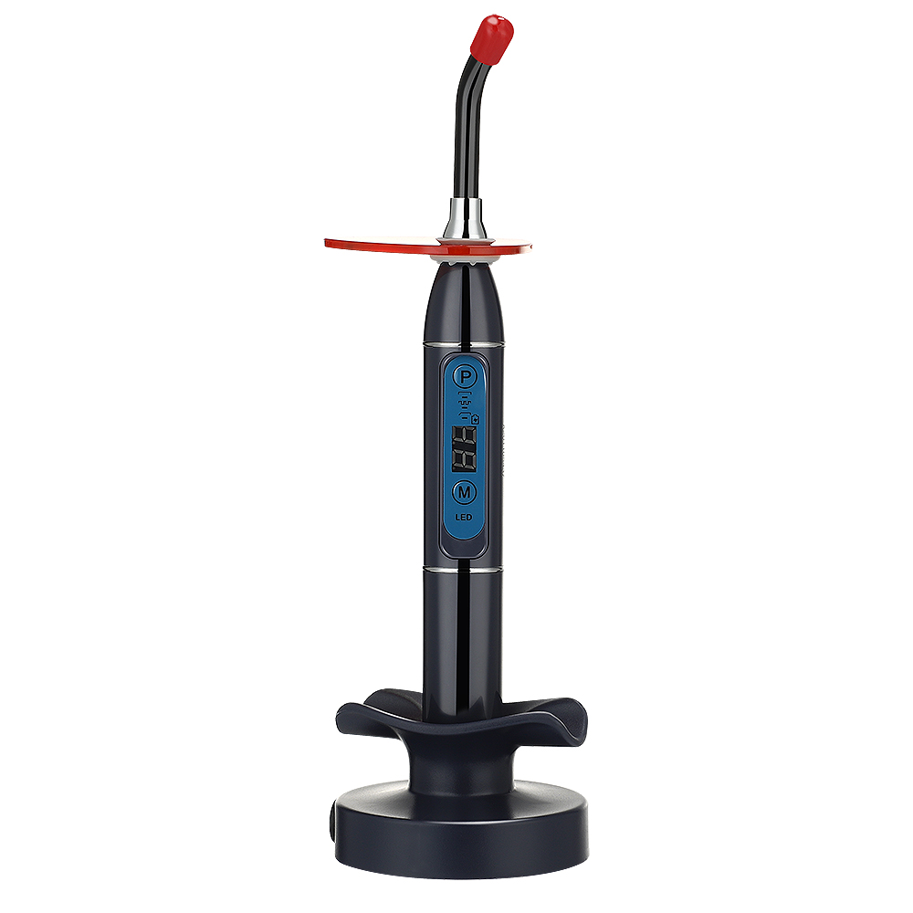 Agdoad Teeth Curing LIght Machine Wireless LED Blue Light Curing Lamp Adjustable Solidify Dental Tools