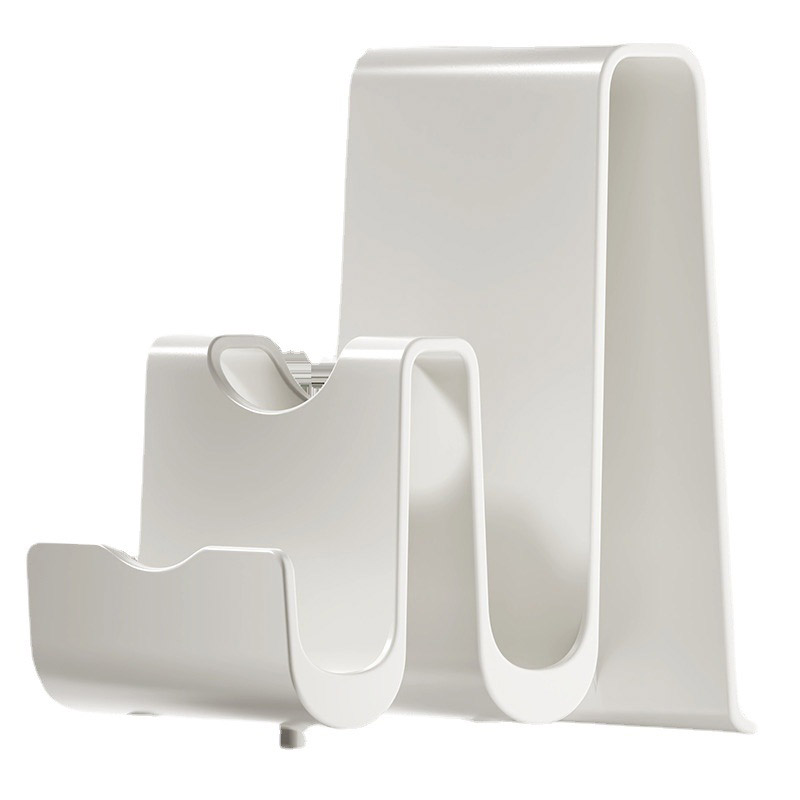 Pot lid rack storage rack bracket countertop sitting household chopping board placement rack kitchen punch-free storage artifact