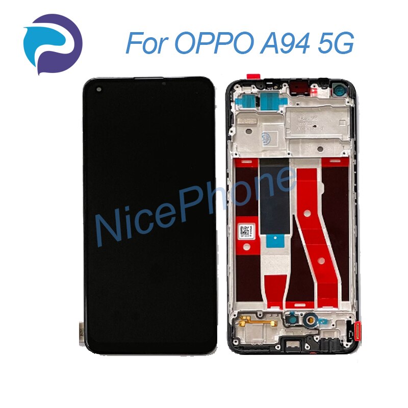 For OPPO A94 5G LCD Display Touch Screen Digitizer Assembly Replacement CPH2211 A94 5G Screen Display LCD