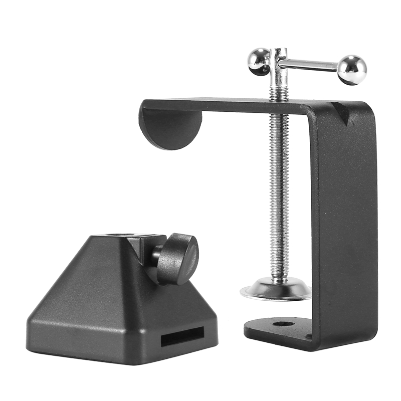 HeavyDuty Table Mount Clamp, C Mounting Clamp Holder with Headset Hook