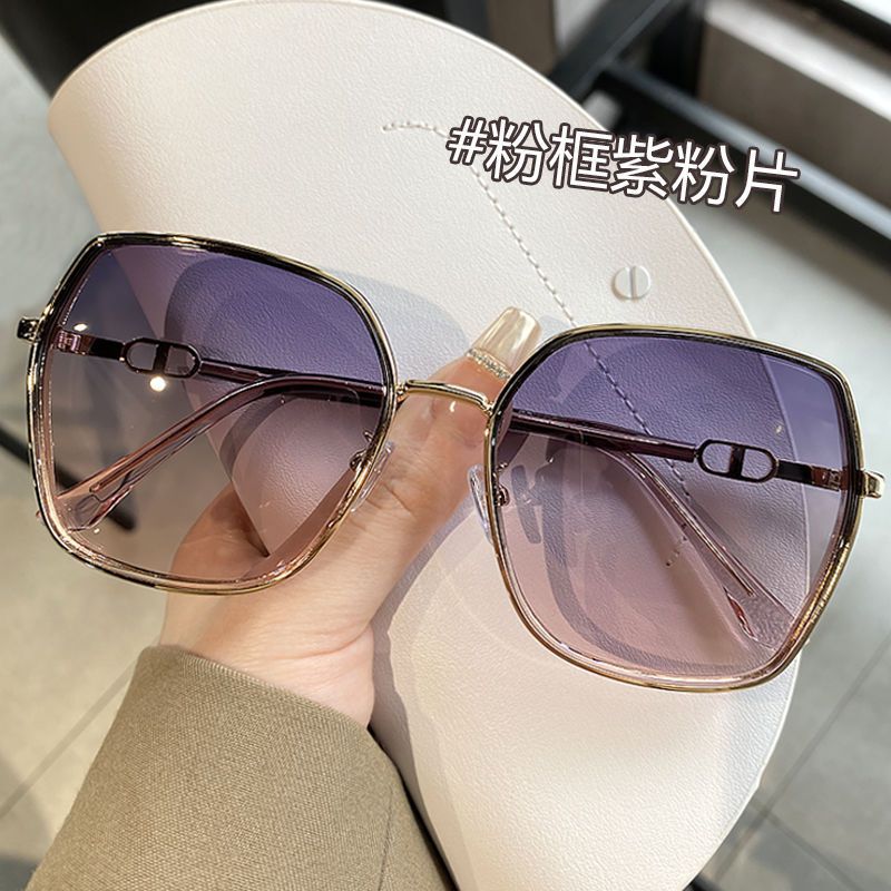 Advanced sense GM sunglasses for women UV protection glitter frame fashion polarized glasses
