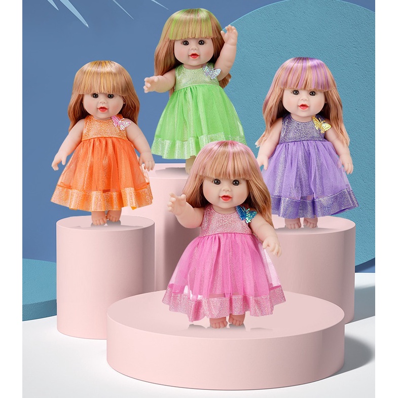 Búp Bê Nhựa Cao Cấp Nathaniel Bé Gái 30cm
