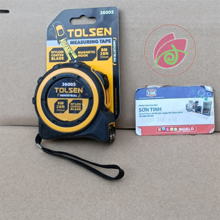 Thước cuộn 3m x 16mm 5m x 19mm 8m x 25mm 10mx 25mm tolsen 36002 36004 36005 36006
