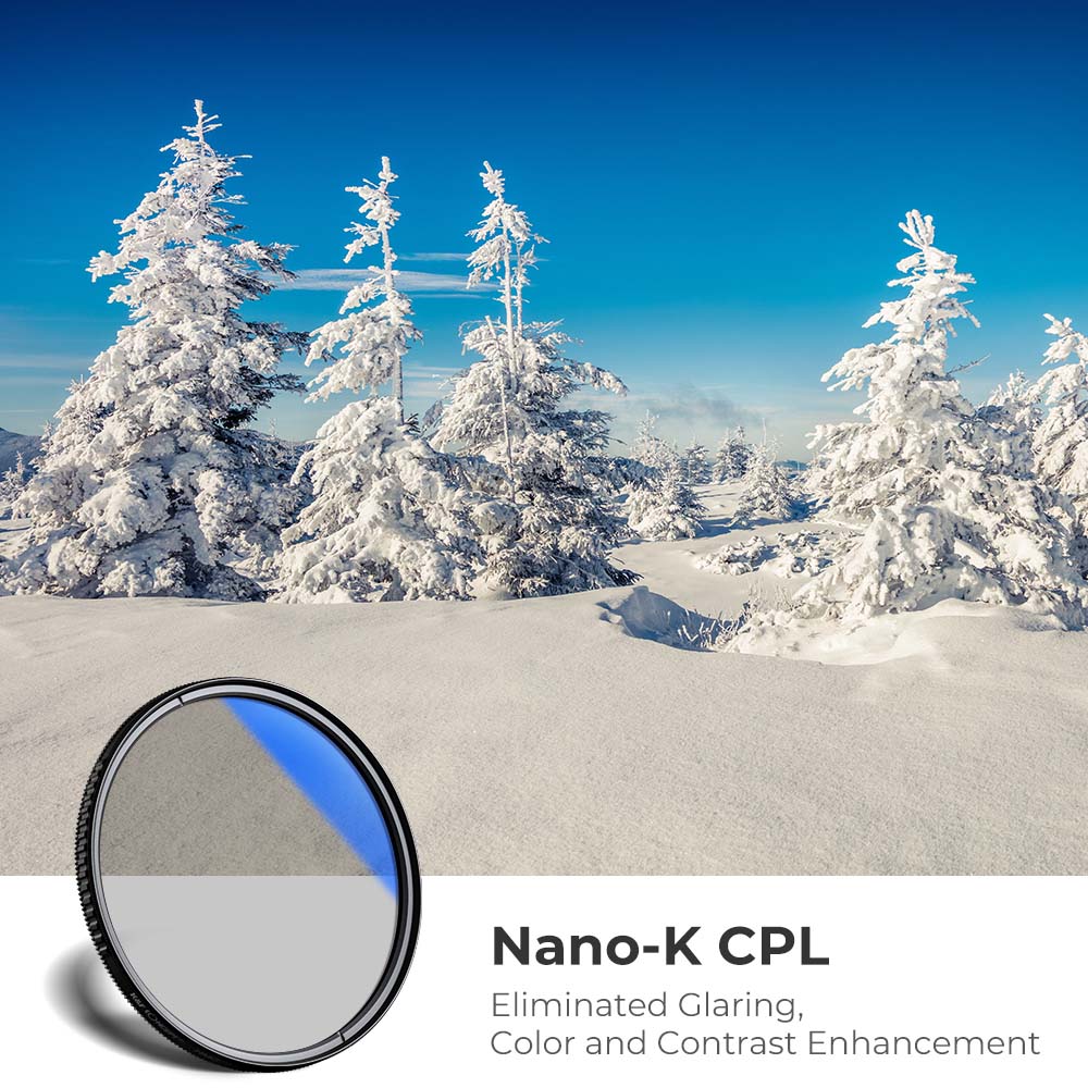 Filtro Polarizzatore Circolare K&F Concept 67mm Con Nano Rivestimento 18 Strati - Include Tappo E Cordino