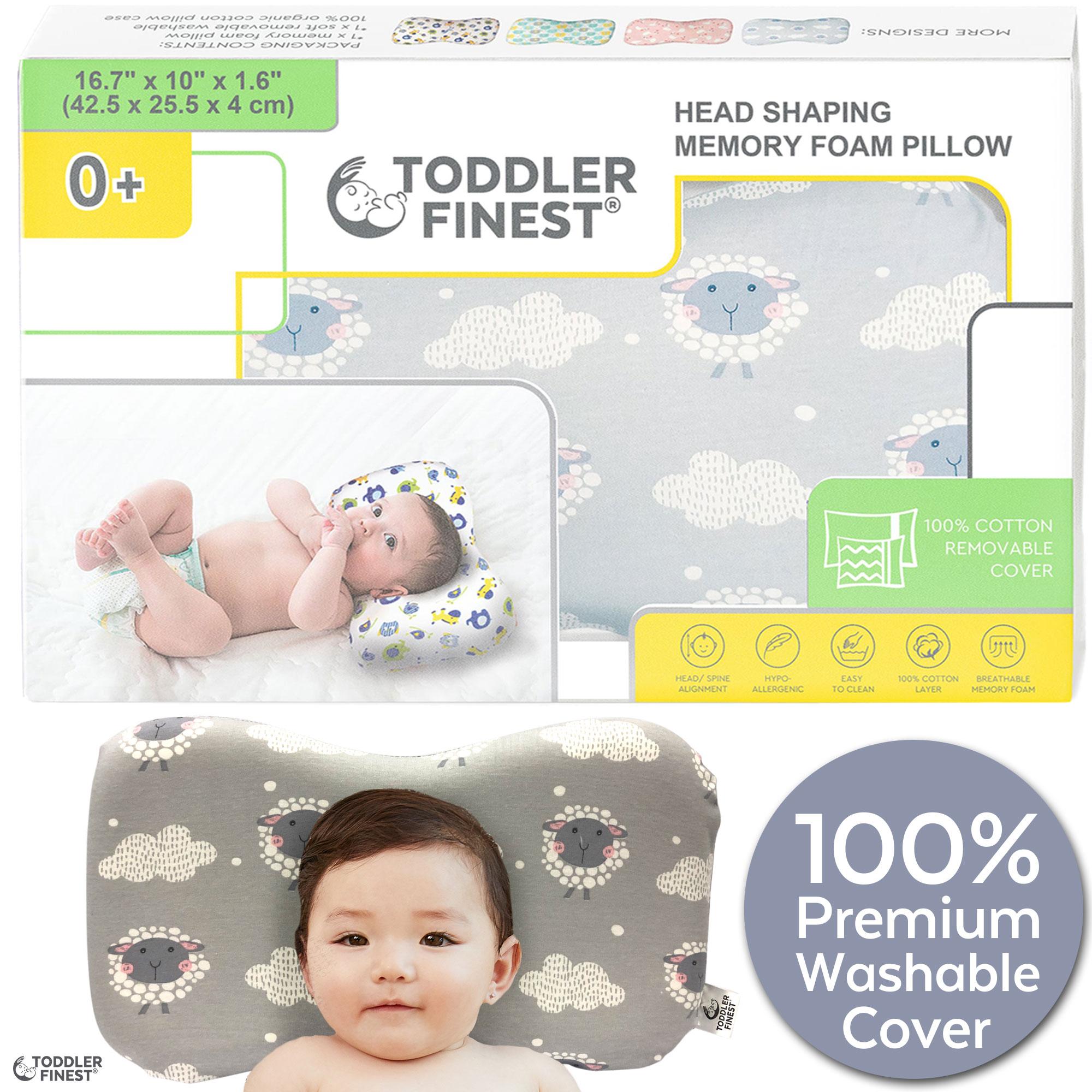 baby head support pillow prevent flat head plagiocephaly