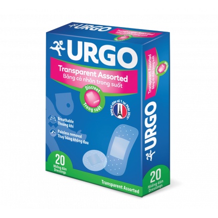 Băng cá nhân Urgo trong suốt