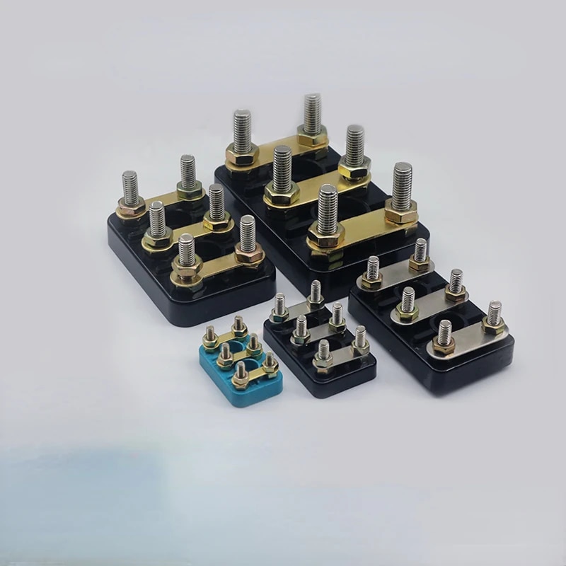 【Bestselling Product】 motor terminal block three phase electric motor connecting terminal plate M5 M6 M8 screw barrier terminal block strip connector.