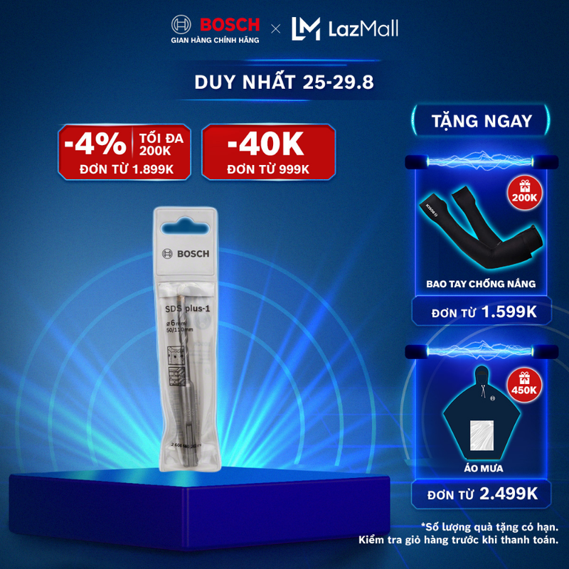 Mũi khoan bosch sds+ plus 1