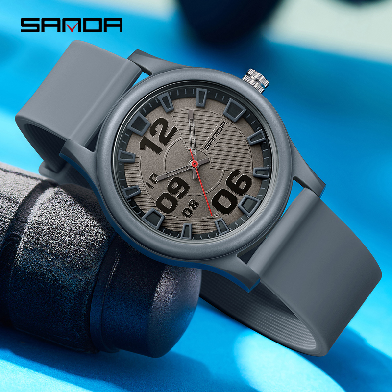 SANDA New Fashionable and Minimalist Student Watch Simple Trendy and Versatile Men Watch Women Watch SD3252-4.