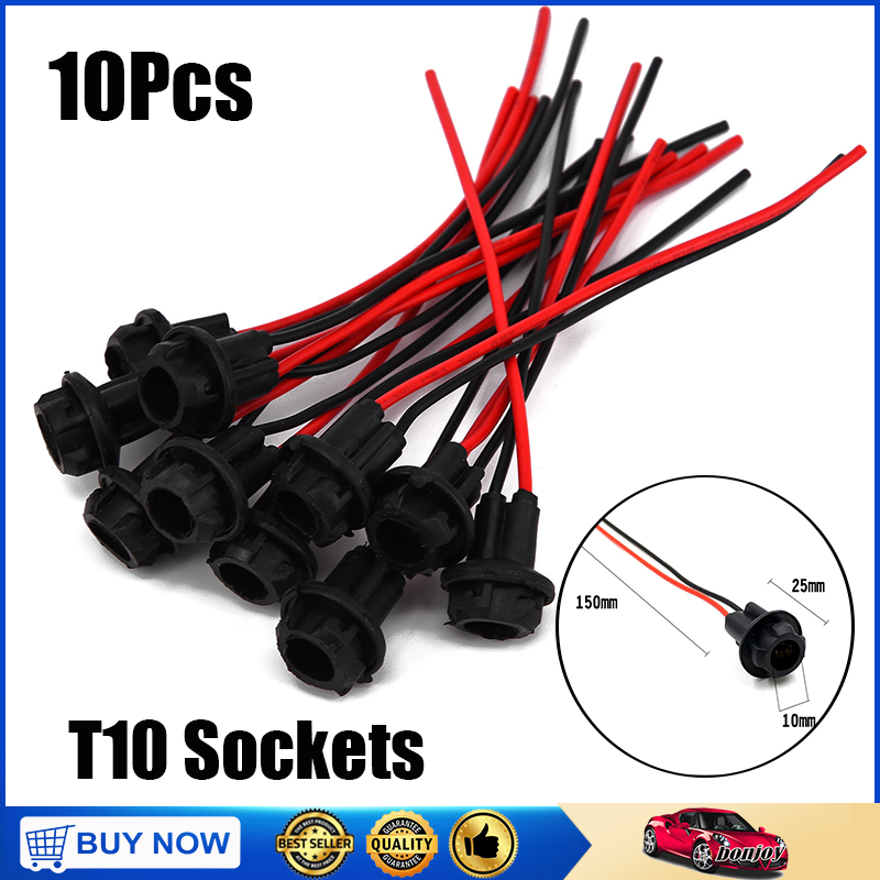 10pcs/T10/Auto Car Socket Connector Extension LED Wedge Light
