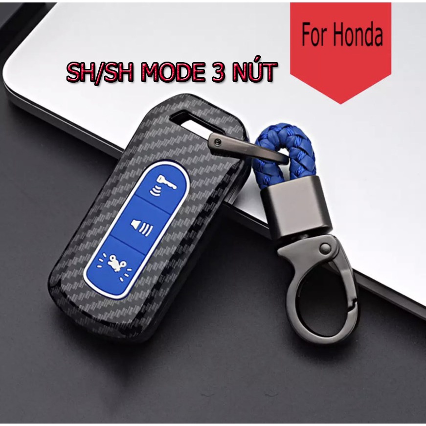 Bọc Khóa Smartkey SH và SH Mode Carbon 3 Nút