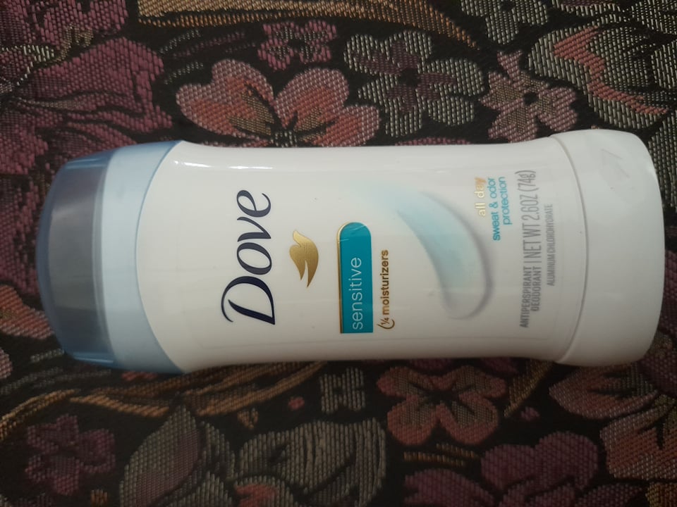 Dove Deodorant Unscented Solid Antiperspirant Sensitive Skin (Original