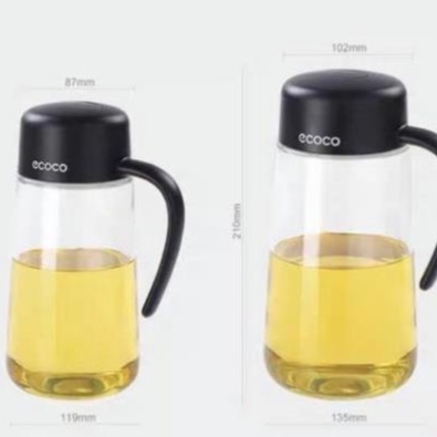 Bình đựng dầu ăn, nước mắm ECOCO có nắp mở tự động cao cấp