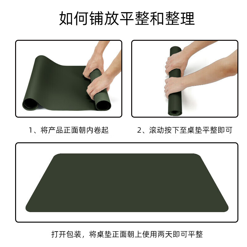 Leather mouse pad extra large office desk mat eco-friendly desk mat laptop keyboard pad female custom size.