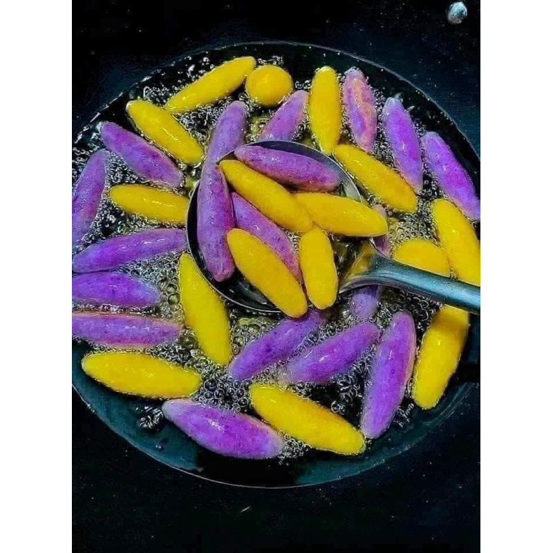 Khoai mỡ mix khoai lang hộp 500g (giao tphcm)