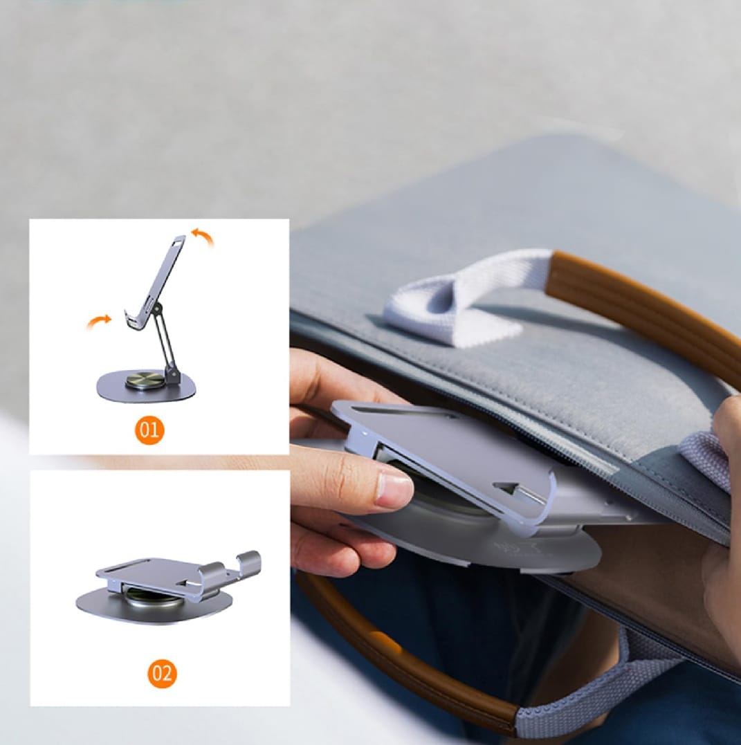 Mobile%20Phone%20stand%20for%20Desk/Bed,360%C2%B0%20Degree%20Rotating,adjustable%20Foldable%20Cell%20Phone%20Holder,Aluminum%20Office%20Desk%20Accessories%20All%20Phones%20-%20Image%204