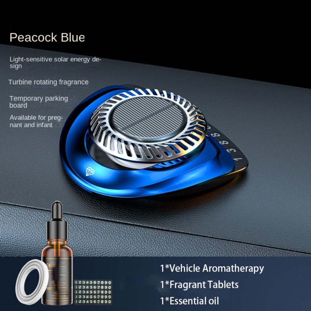 AKZDXE Năng lượng trời Hương liệu xe Xoay Khử mùi Đồ trang trí hương liệu Di động Với biển số ẩn Máy khuếch tán tinh dầu Văn phòng tại nhà