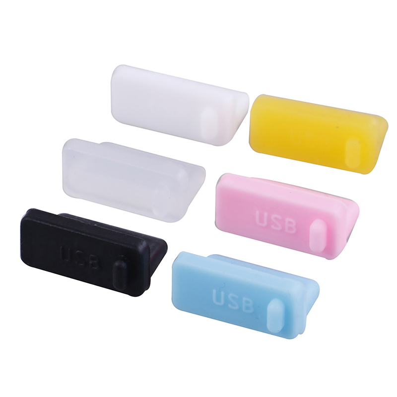 MREDL 10pcs silicone usb cap anti dust cover cap protector plug